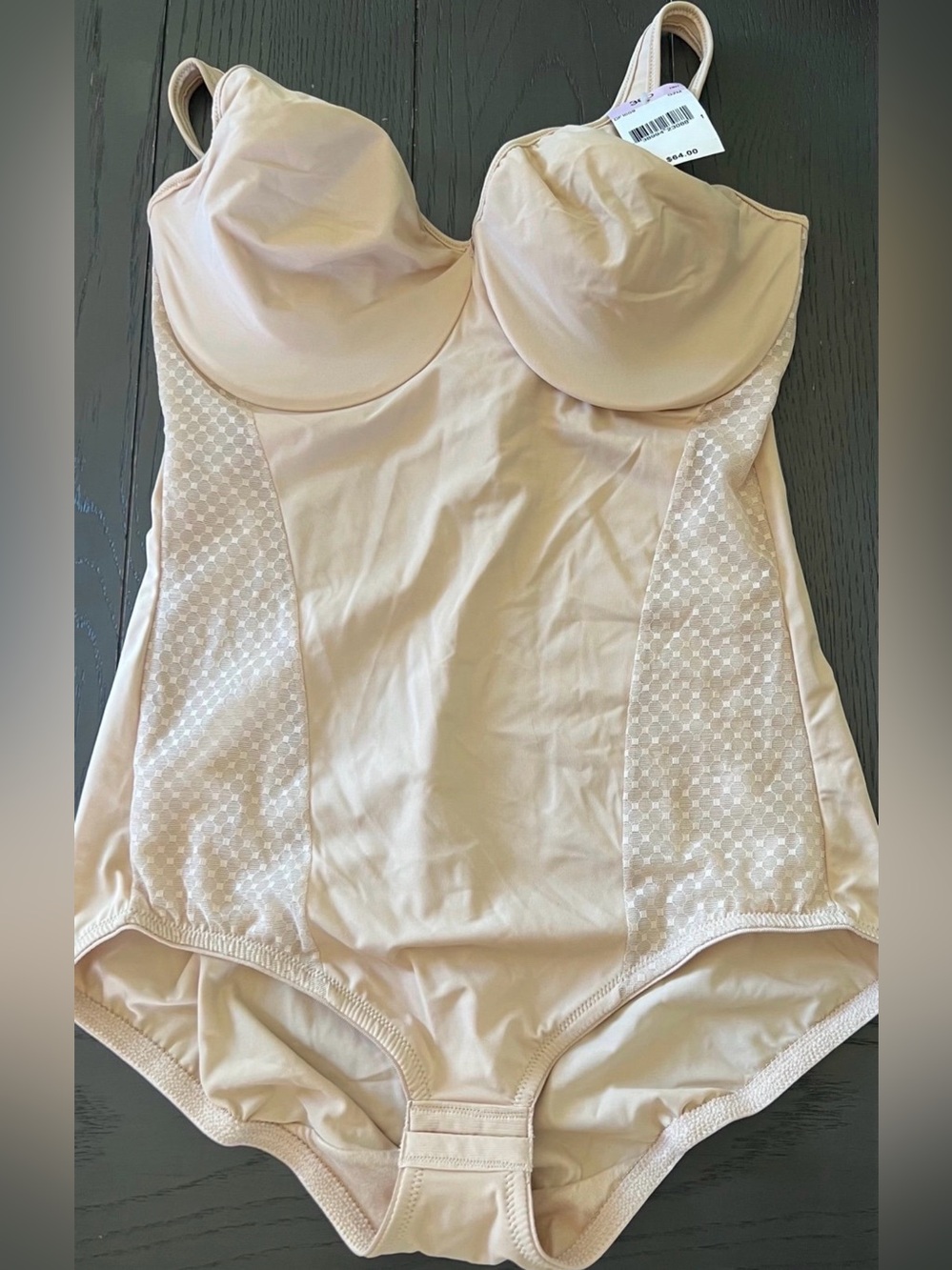 Bali Passion For Comfort Body Shaper Built In Minimizer Cool Comfort 38D NWT
